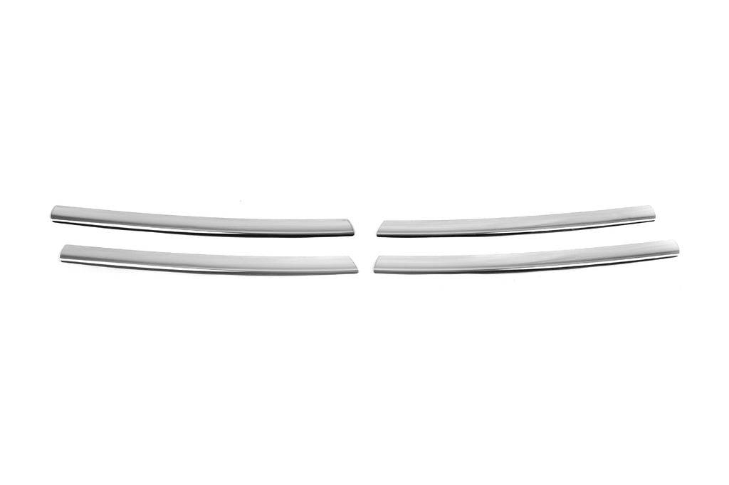 Lining on the grille 2011-2014 (4-piece, stainless steel) for Volkswagen Jetta 2011-2018 - Reelken Auto