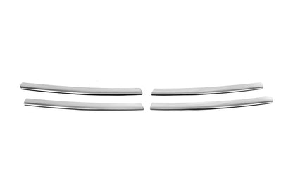 Chrome Grille Covers 2011-2014 (4 pcs, Stainless Steel) for Volkswagen Jetta 2011-2018 - image 2