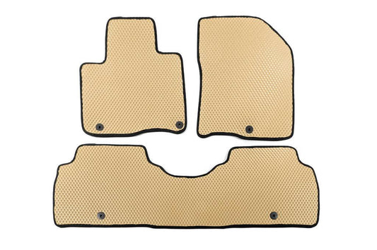 Carpets 2019+ 5 seater (EVA, Beige) for Kia Sorento IV MQ4 2020- - Reelken Auto