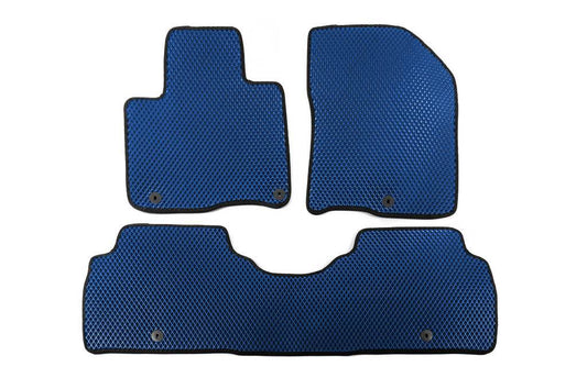 Carpets 2019+ 5 seater (EVA, Blue) for Kia Sorento IV MQ4 2020- - Reelken Auto
