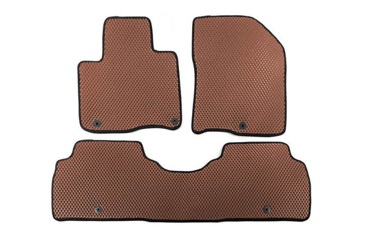 Carpets 2019+ 5 seater (EVA, Brown) for Kia Sorento IV MQ4 2020- - Reelken Auto