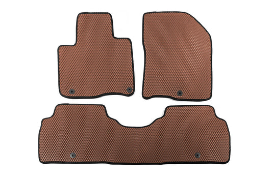 Floor Mats 2019+ 5-Seater (EVA, Brown) for Kia Sorento IV MQ4 2020- - image 1