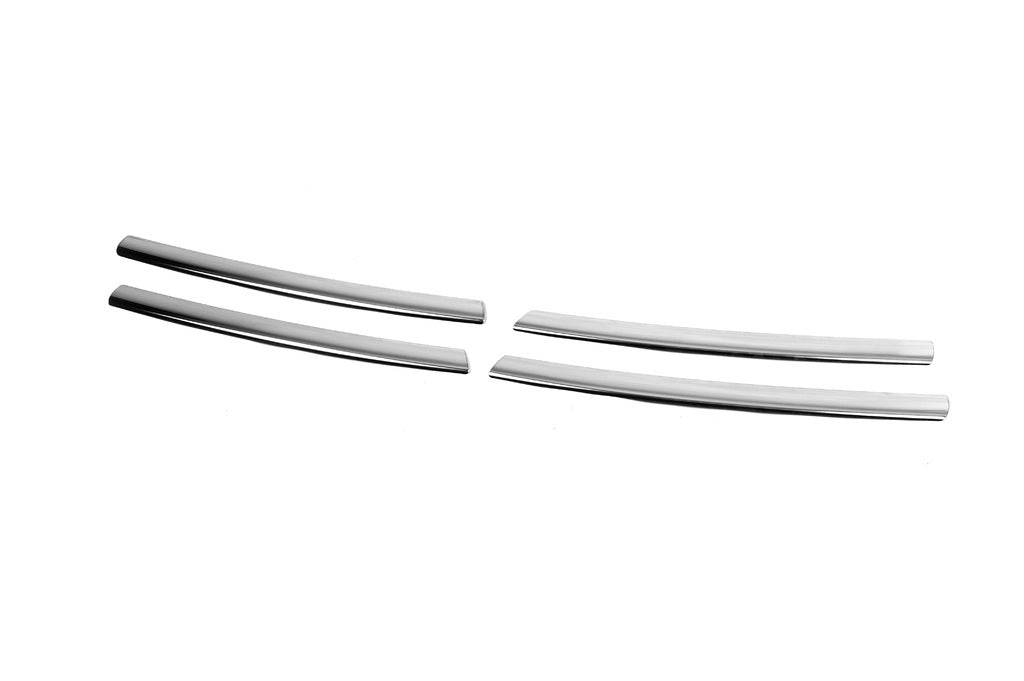 Lining on the grille 2011-2014 (4-piece, stainless steel) for Volkswagen Jetta 2011-2018 - Reelken Auto