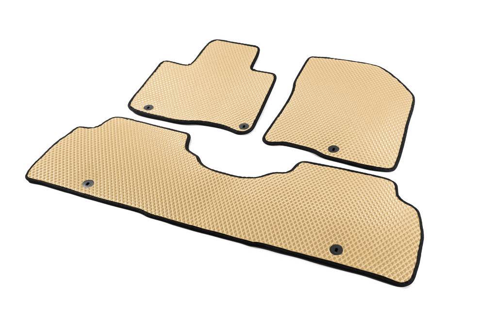 Carpets 2019+ 5 seater (EVA, Beige) for Kia Sorento IV MQ4 2020- - Reelken Auto