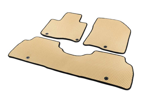 Carpets 2019+ 5 seater (EVA, Beige) for Kia Sorento IV MQ4 2020- - Reelken Auto
