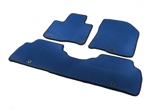 Carpets 2019+ 5 seater (EVA, Blue) for Kia Sorento IV MQ4 2020- - Reelken Auto