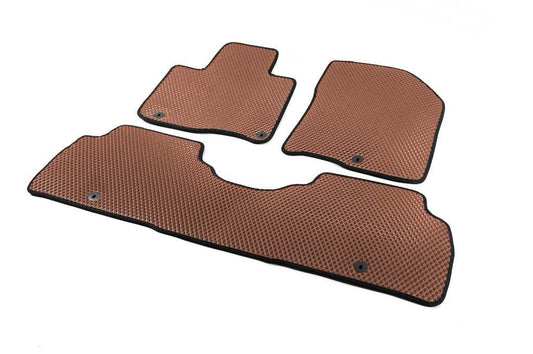 Carpets 2019+ 5 seater (EVA, Brown) for Kia Sorento IV MQ4 2020- - Reelken Auto
