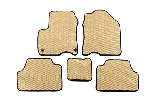 Carpets Electric (Beige. EVA) for Hyundai Kona 2017-2023 - Reelken Auto