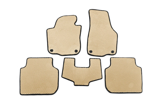 EVA Floor Mats (USA, Beige) for Volkswagen Passat B7 2012-2015 - image 1