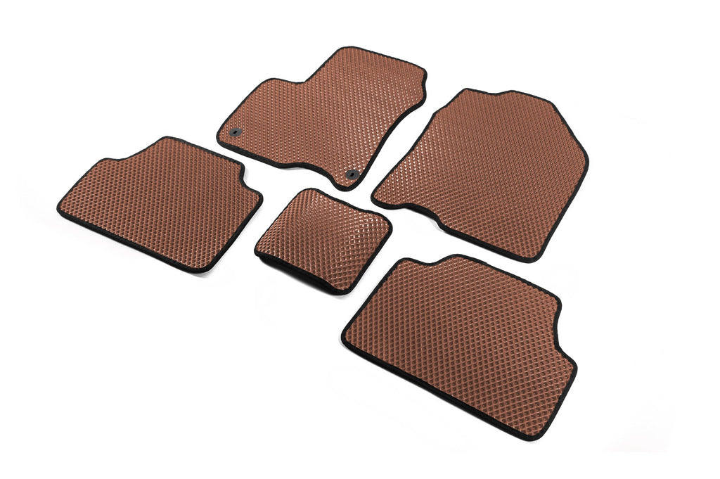 EVA Floor Mats V1 (Electric, Brown) for Hyundai Kona 2017-2023 - image 2