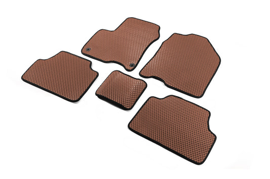 EVA Floor Mats V1 (Electric, Brown) for Hyundai Kona 2017-2023 - image 2