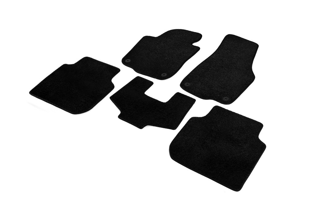Textile Floor Mats Premium (USA, Black) for Volkswagen Passat B8 2015-2023 - image 2