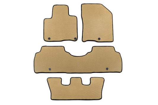 Carpets 2019+ 7 seater (EVA, Beige) for Kia Sorento IV MQ4 2020- - Reelken Auto