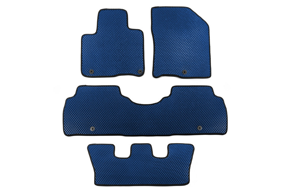 Floor Mats 2019+ 7-Seater (EVA, Hybrid, Blue) for Kia Sorento IV MQ4 2020- - image 1