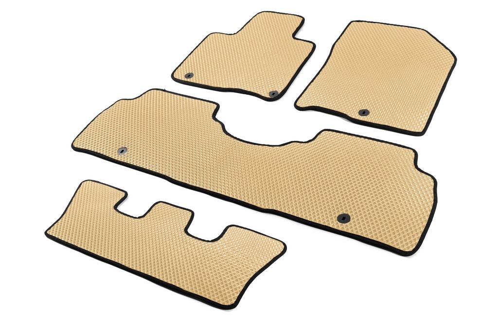 Carpets 2019+ 7 seater (EVA, Beige) for Kia Sorento IV MQ4 2020- - Reelken Auto