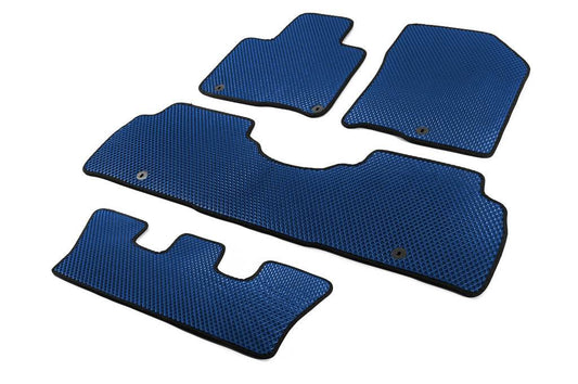 Carpets 2019+ 7 seater (EVA, Blue) for Kia Sorento IV MQ4 2020- - Reelken Auto
