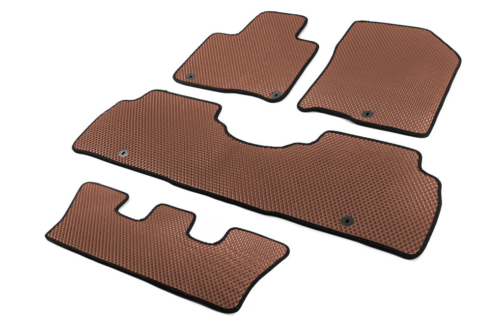 Floor Mats 2019+ 7-Seater (EVA, Hybrid, Brown) for Kia Sorento IV MQ4 2020- - image 2