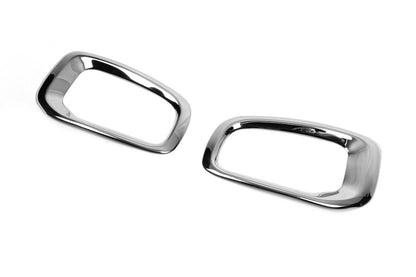 Chrome Fog Light Covers 2014-2018 (2 pcs Stainless Steel) for Jeep Renegade 2014- - image 3