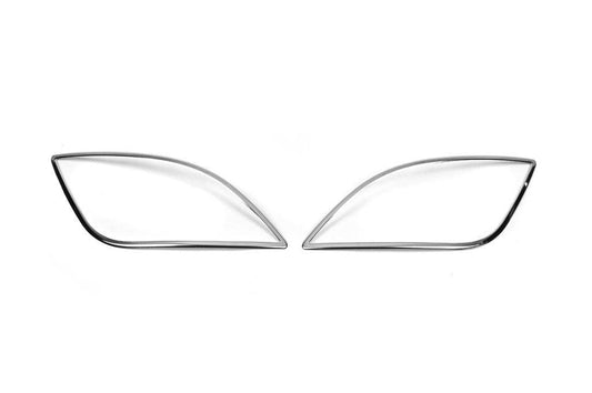 Chrome trim on fog (2 pcs, stainless steel.) for Hyundai I-20 2012-2014 - Reelken Auto
