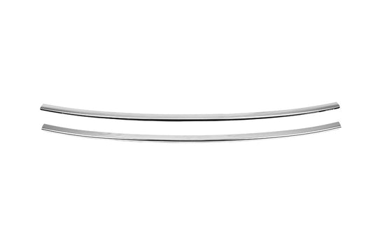 Bumper grille trims 2011-2014 (2 pcs, stainless steel) for Volkswagen Jetta 2011-2018 - image 2