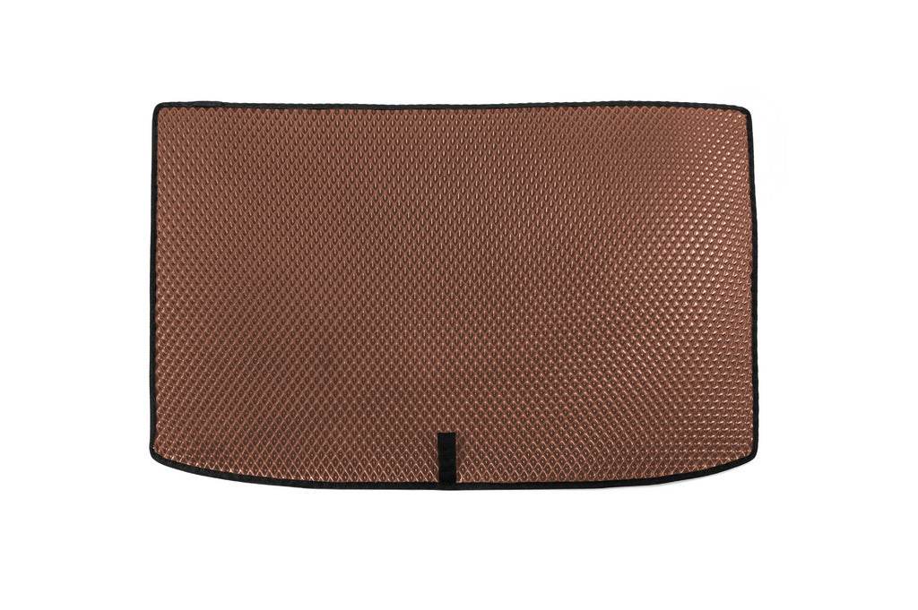 Trunk mat Electric (Brown. EVA) for Hyundai Kona 2017-2023 - Reelken Auto