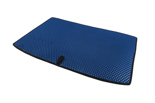 Trunk mat Electric (Blue. EVA) for Hyundai Kona 2017-2023 - Reelken Auto