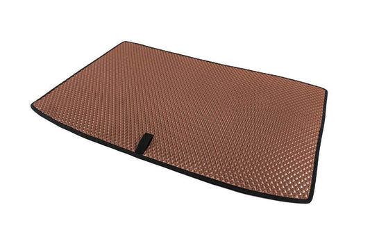 Trunk mat Electric (Brown. EVA) for Hyundai Kona 2017-2023 - Reelken Auto
