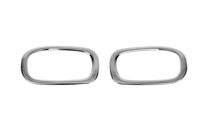 Rear Bumper Reflector Trim OmsaLine (2 pcs, Stainless Steel) for Jeep Renegade 2014- - image 1