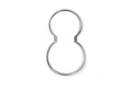 Cup holder rings (stainless) for Hyundai IX-35 2010-2015 - Reelken Auto