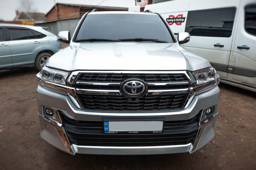 Front lights 2016+ (Standard) for Toyota Land Cruiser 200 - Reelken Auto