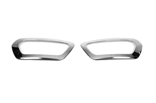 Fog Light Covers 2019+ (2 pcs, Stainless Steel) for Ford Transit 2014- - image 2