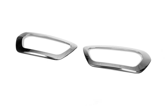 Pads for foglights 2019+ (2 pieces, stainless steel) for Ford Transit 2014↗ - image 2