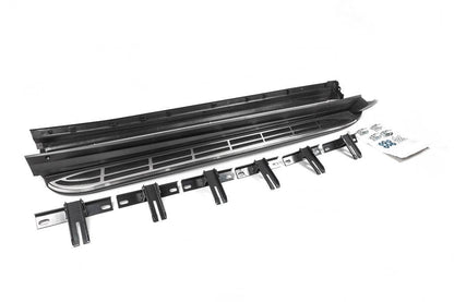 Side sills OEM V1A (2 pieces, aluminum) for Toyota Rav 4 2019- - Reelken Auto