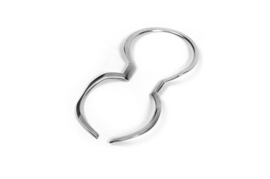 Cup holder edging (stainless) for Kia Rio 2012-2017 - Reelken Auto