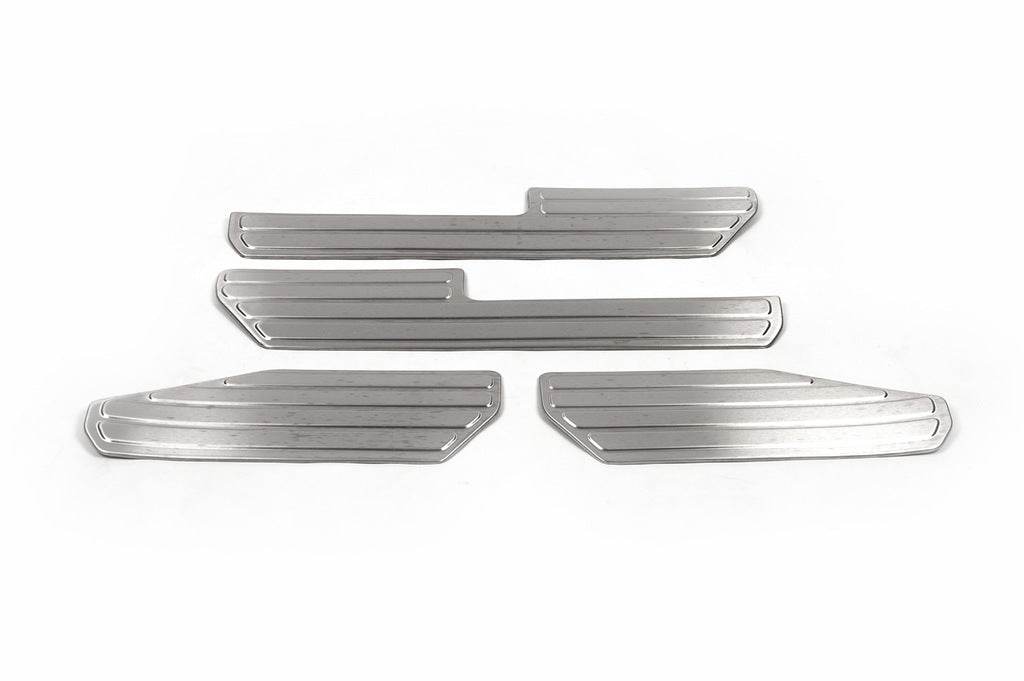 OmsaLine inner sills (4 pieces, stainless steel) for Volkswagen Amarok 2010-2022 - Reelken Auto