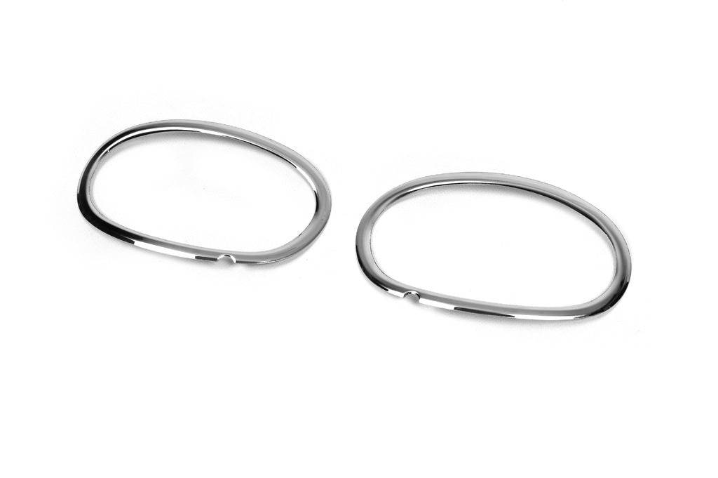 Overlays on the fog lights 2013↗ (2 PCs, stainless.) for Mercedes Sprinter W906 2006-2018 - Reelken Auto