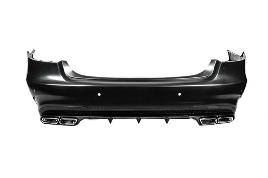 Rear bumper with diffuser E63 AMG (2013-2016) for Mercedes E-сlass W212 2009-2016 - image 1