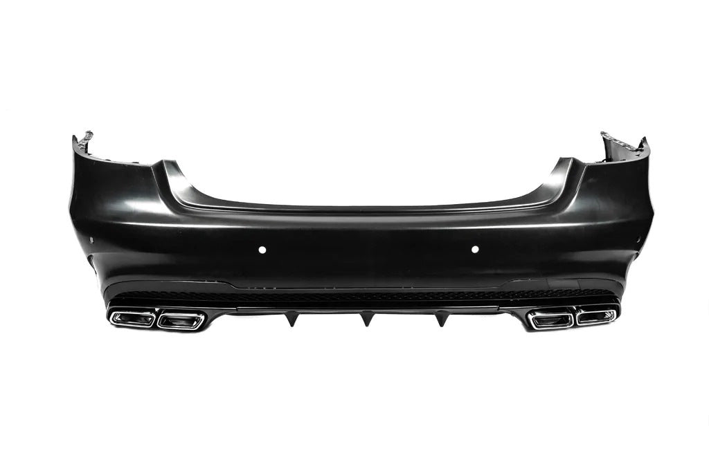 Rear bumper with diffuser E63 AMG (2013-2016) for Mercedes E-class W212 2009-2016 - image 1