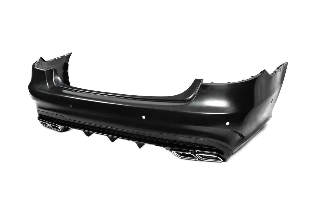 Rear bumper with diffuser E63 AMG (2013-2016) for Mercedes E-class W212 2009-2016 - image 3