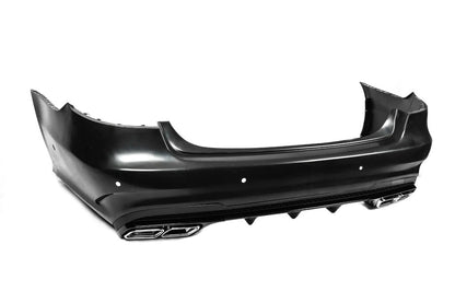 Rear bumper with diffuser E63 AMG (2013-2016) for Mercedes E-сlass W212 2009-2016 - image 2
