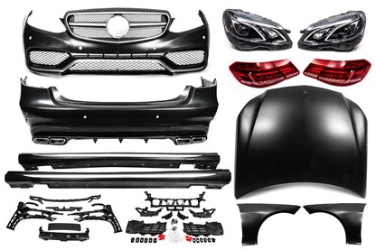 Facelift conversion kit to E63 AMG 2016 for Mercedes E-сlass W212 2009-2016 - image 4