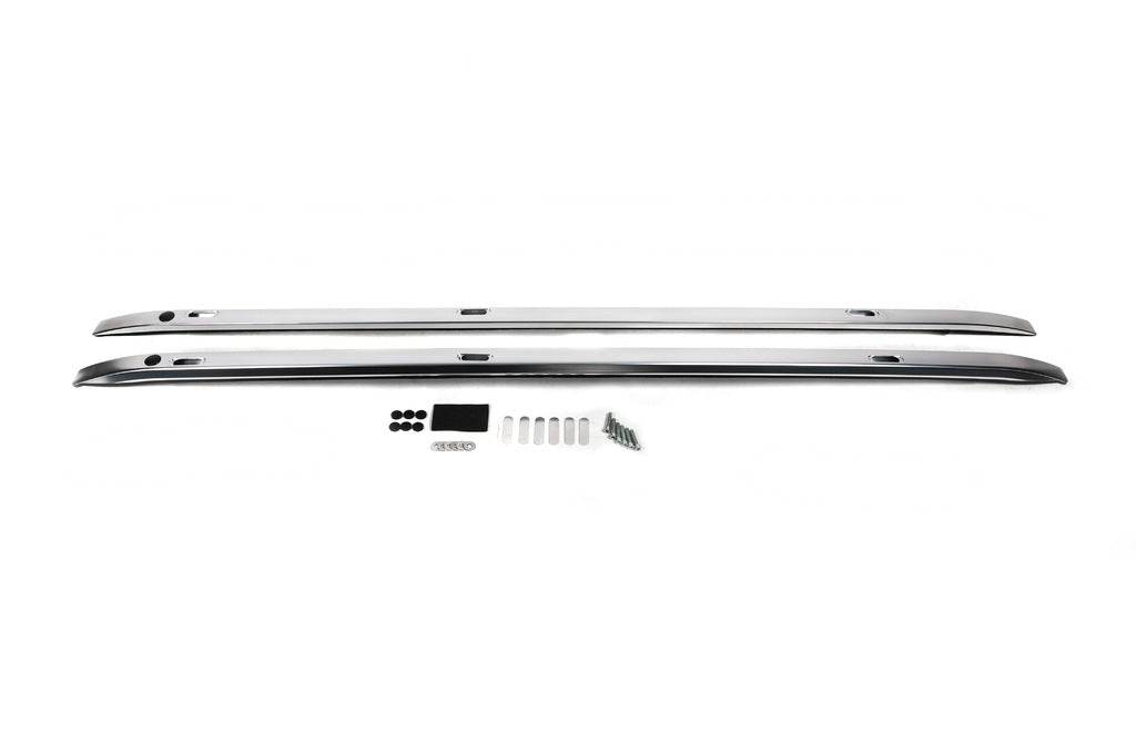 Roof rails Lexus-design (2 piece, gray) for Toyota Land Cruiser Prado 150 - Reelken Auto