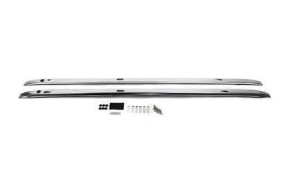 Roof rails Lexus-design (2 piece, gray) for Toyota Land Cruiser Prado 150 - Reelken Auto