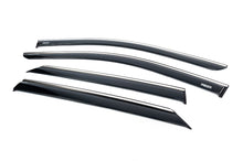 Window deflectors with chrome trim (4 pcs, Niken) for Hyundai Ioniq 5 2021- - image 2