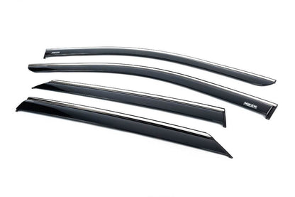 Windbreakers with chrome (4 pcs, Niken) for Hyundai Ioniq 5 2021↗ year - Reelken Auto