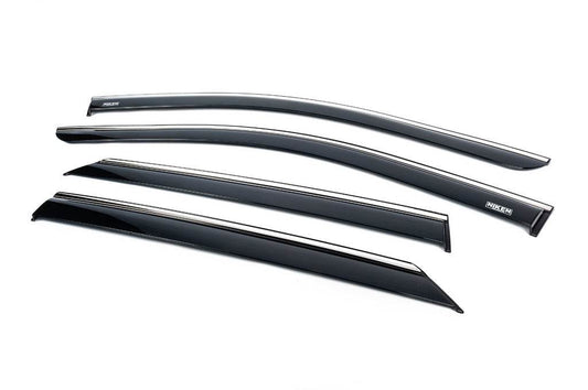 Windbreakers with chrome (4 pcs, Niken) for Hyundai Ioniq 5 2021↗ year - Reelken Auto