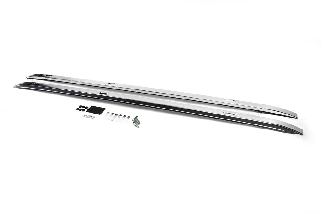 Roof rails Lexus-design (2 piece, gray) for Toyota Land Cruiser Prado 150 - Reelken Auto