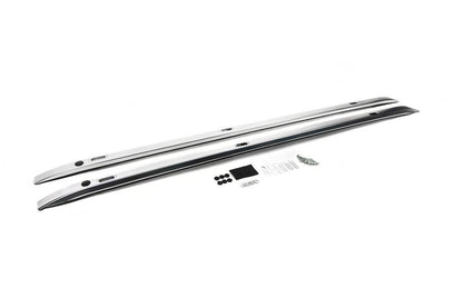 Roof rails Lexus-design (2 piece, gray) for Toyota Land Cruiser Prado 150 - Reelken Auto