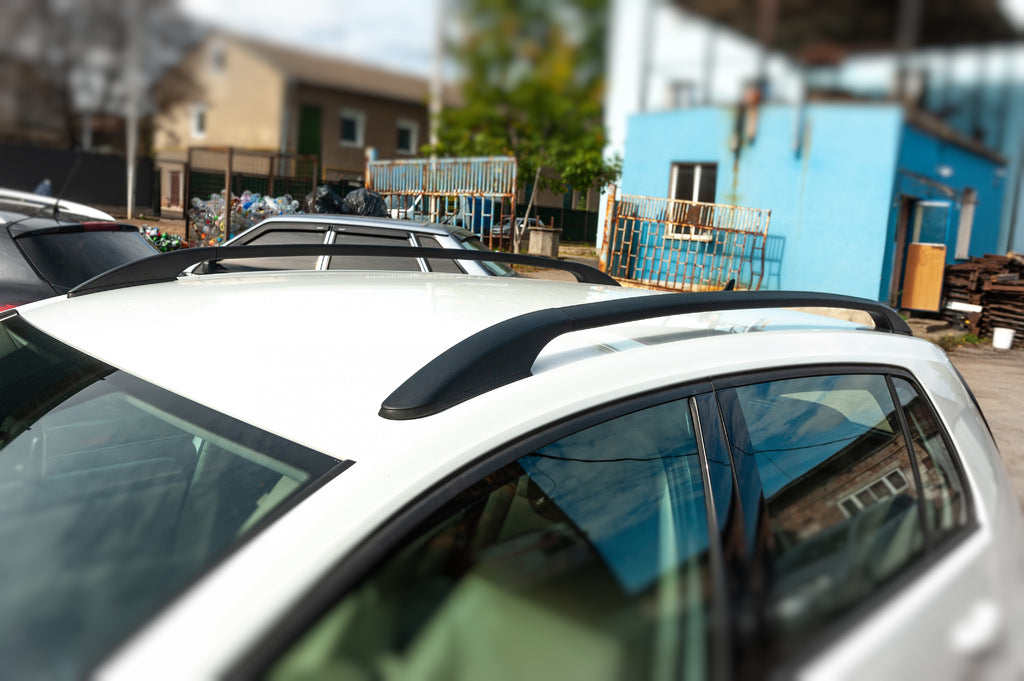 Roof Rails OmsaLine Solid (2 pcs, black) for Volkswagen Golf 7/E-Golf 2012-2020 - image 3