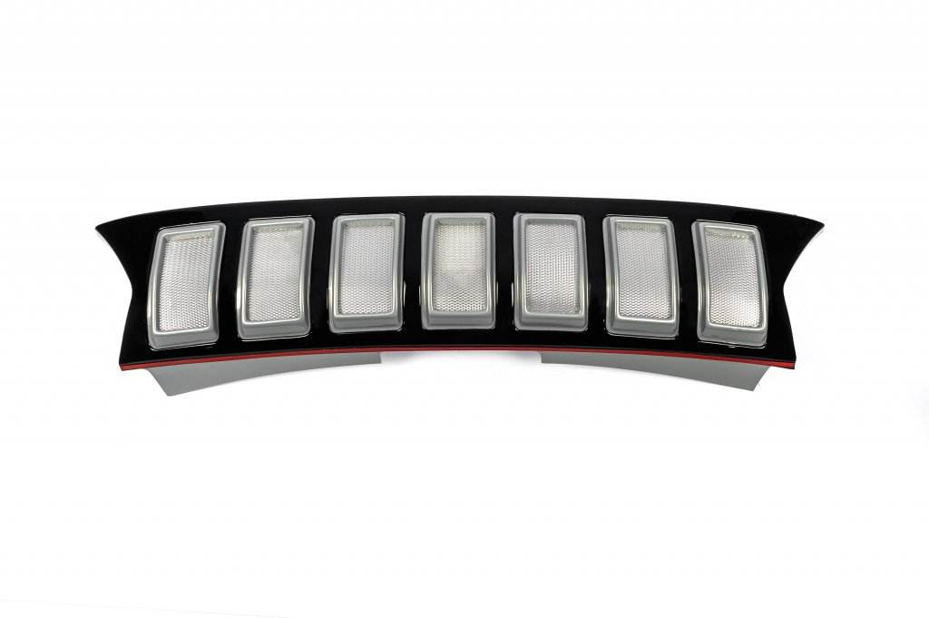 Front grille (grey) for Dacia Duster 2018-2024 - Reelken Auto